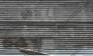 Photo Texture of Metal Rollup Door